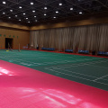 snake skin surface flooring for badminton