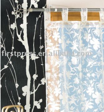 VOILE FLOCKING CURTAIN