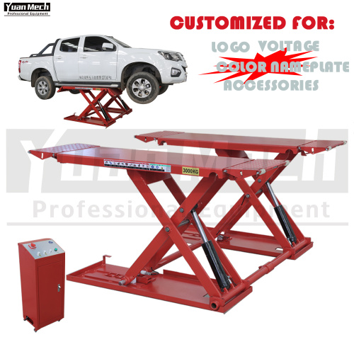 CE Certification Mid Rise Scissor Car Lift