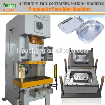 Aluminum airline food mess tin making machine with punching mold