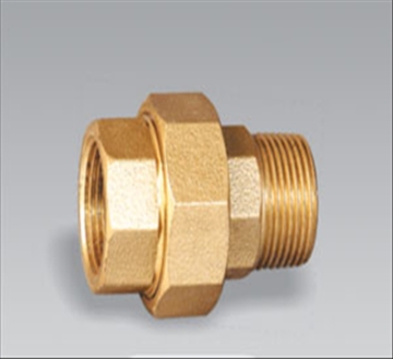 Brass pipe fitting brass Male and Female Union