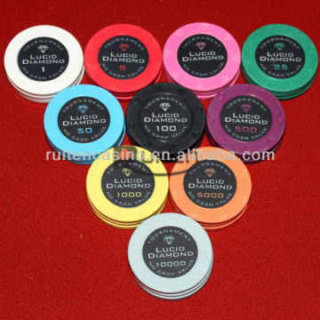 10g Diamond Cerimic Casino Casino Chips