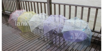 fashionable stain PEVA rain umbrella