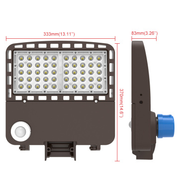 High Brightness 150W LED Area Lighting Shoebox Light