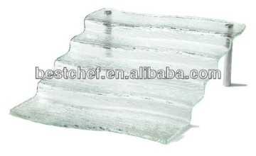 acrylic Buffet display Five step waterfall