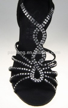 2015 New Arrival Dance Sandal Black Dance Shoe