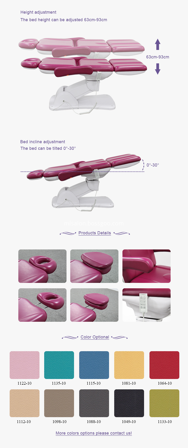  Electric Facial Table