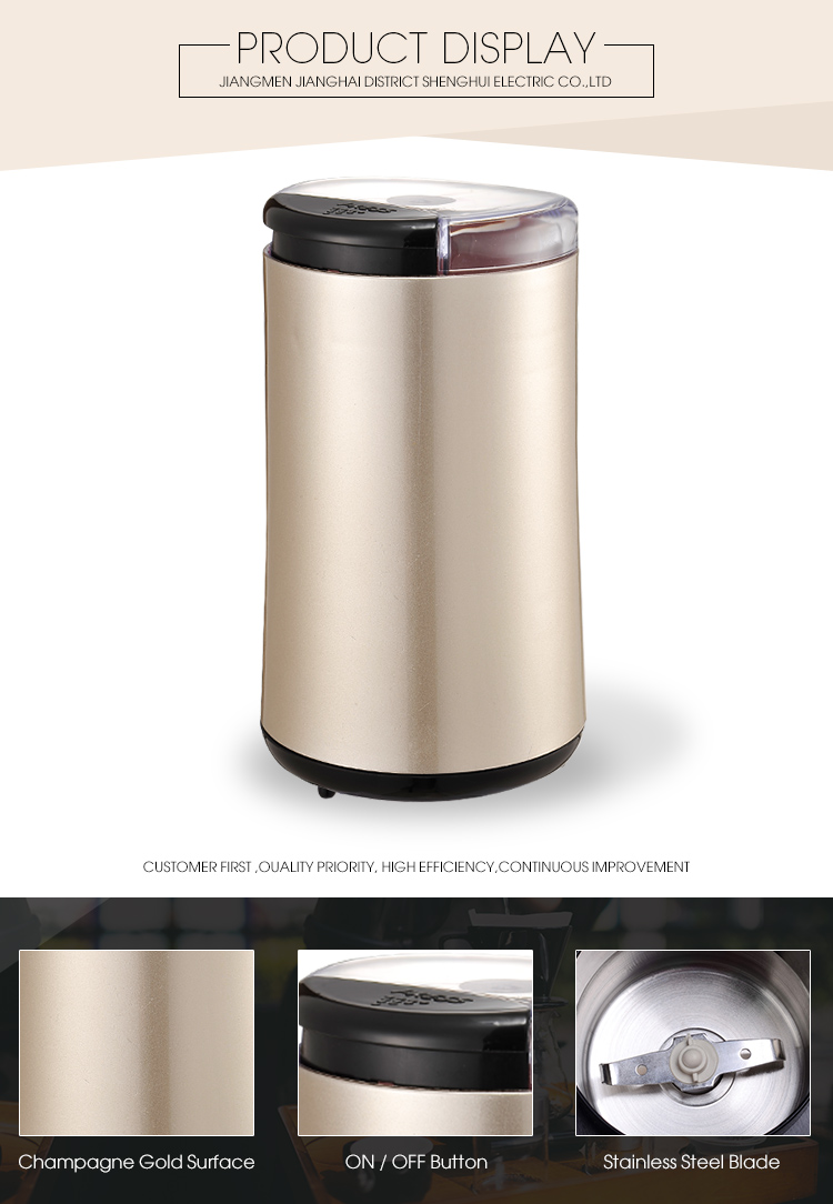 Electric coffee grinder easy to clean