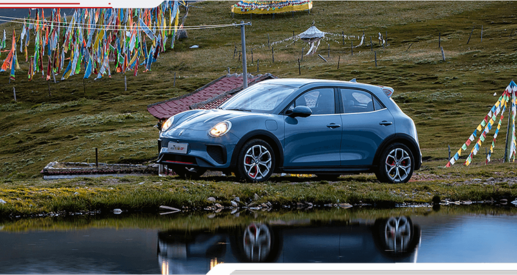 Gwm Ora Blue Double Color Mini Electric Automobile Cheapest Cute New Energy Small Compact SUV Suitable Commute Transporter Car