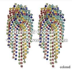 Crysal Rhinestone Mulit-Color Party Earrings