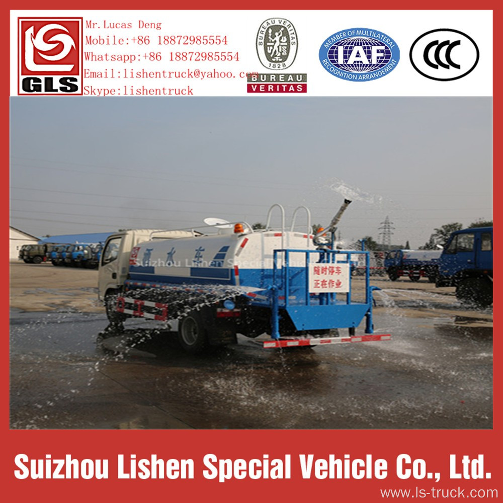 Dongfeng 4*2 Street Sprinkler Water Tank Truck