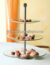Glass cake stand, kitchenware, tableware, utensil, gadget