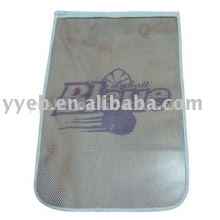 White Lingerie Wash Bag with Zipper Closure