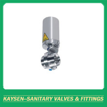 DIN Sanitary Pneumatic Butterfly Valves threaded