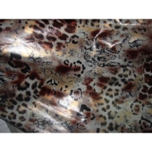 Polyester Pongee with Pyrograph