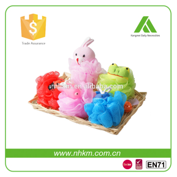 animal shaped mesh sponge,bath puff ,bath sponge