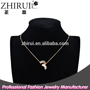 Yiwu alibaba express jewelry handmade zircon necklace