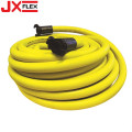 黄色の水の灌漑繊維編組PVCガーデンホース