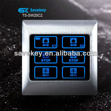 Curtain Switch (touch panel, remote control)/touch light switch/glass touch switch/switch/home automation/remote control switch