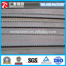 Serrated flat bars