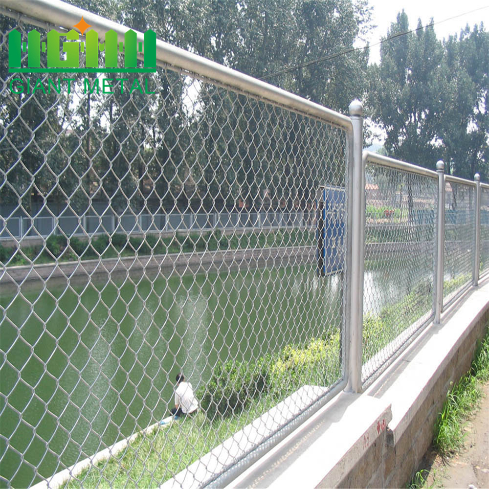 Galvanized Woven Removable Chain Link Fence