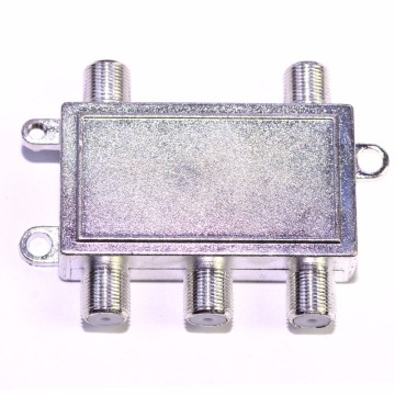 4 Way Indoor Zinc Die Cast CATV Splitter Housing Shell