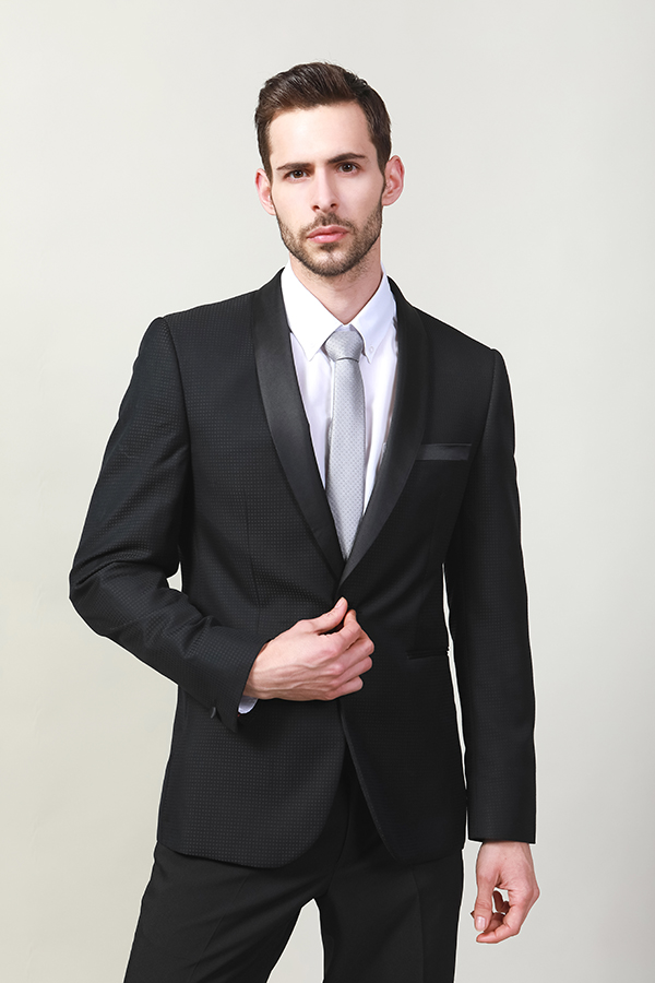 MEN'S REGULAR BLACK SUITS 