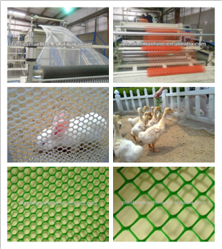 GEO-90 plastic PP rigid flat net and geo net making machine