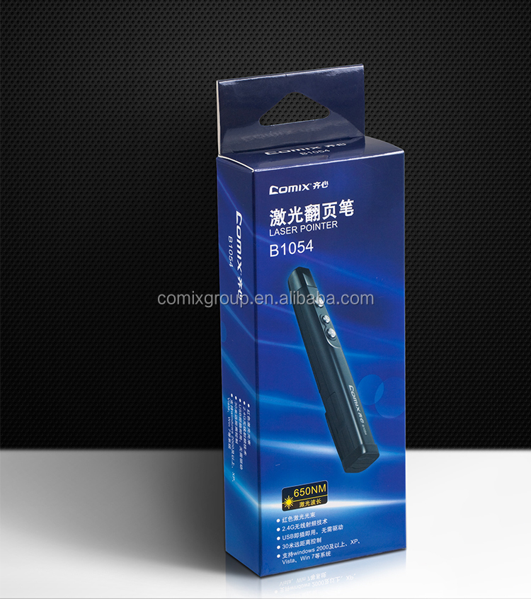 Comix Wireless Presenter PowerPoint Clicker Presentation 30-meter Remote Control Laser Pointer