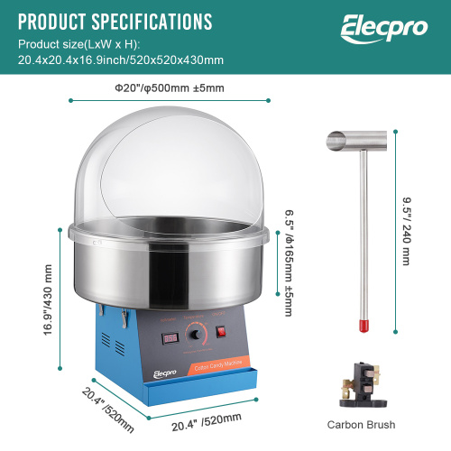 cotton candy machine on wheels ETL and CE Approved Candy Floss Machine Supplier