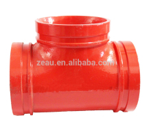 Grooved fitting equal tee FM/UL