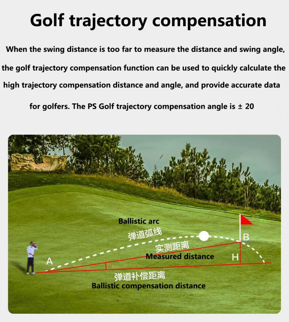 Golf Range Finder Distance Meter Laser Measurement Tools