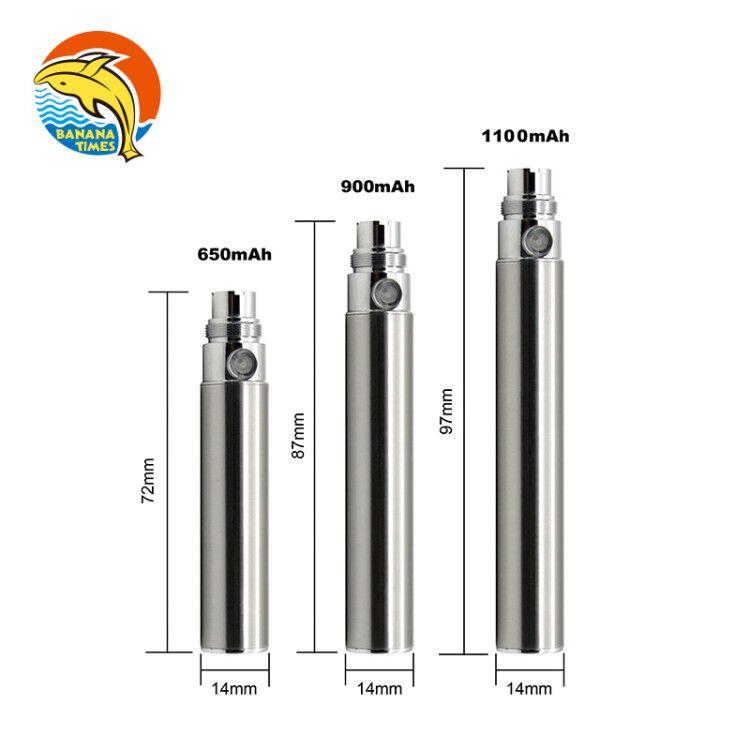 Bananatimes OEM logo ego vape battery 650mah for cbd