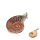 Натуральный Shell Nautilus в серебряном колье