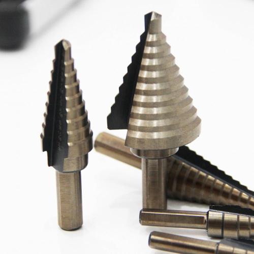 5pcs aluminium box step drill bits set