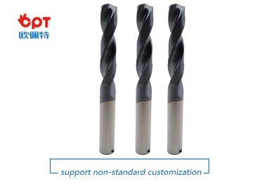 Solid carbide long drills coolant thru twist drills