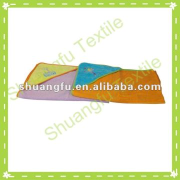 terry loop embroidery baby hooded blankets