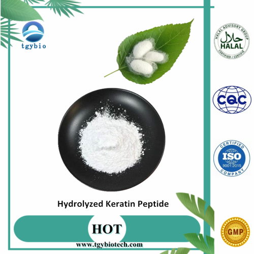 Versorgung mit wasserlöslichem hydrolysiertem Keratinpeptidpulver