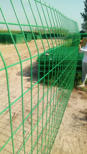 Grönbelagda Wire Fence Panels