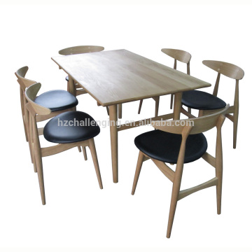 T015 Dining table designs teak wood table