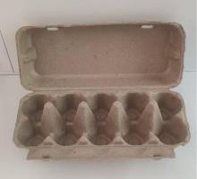 Yellow dry-pressed egg carton