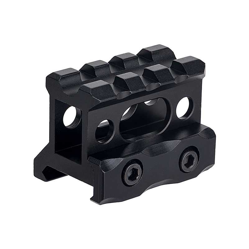 3 Slots 1" Slim Picatinny Short Riser Mount