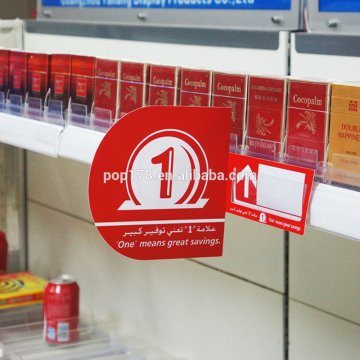 custom promotional shelf display wobbler,pop display wobbler