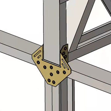Wood Construction Rafter Tie Hurricane Brackets for Beams