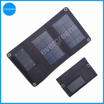 3W monocrystal foldable solar charger with 2000mAh battery inbuilt