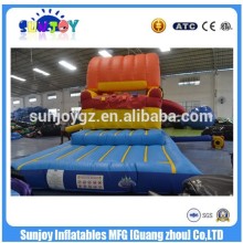 0.55mm PVC Whale Jumping Castles Inflatable Slide for Kids