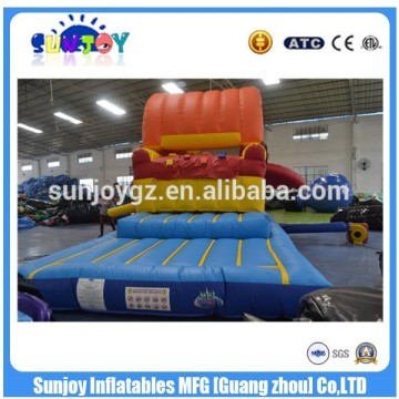0.55mm PVC Whale Jumping Castles Inflatable Slide for Kids
