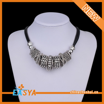 Silver Plated Bead Necklace My Name Necklace