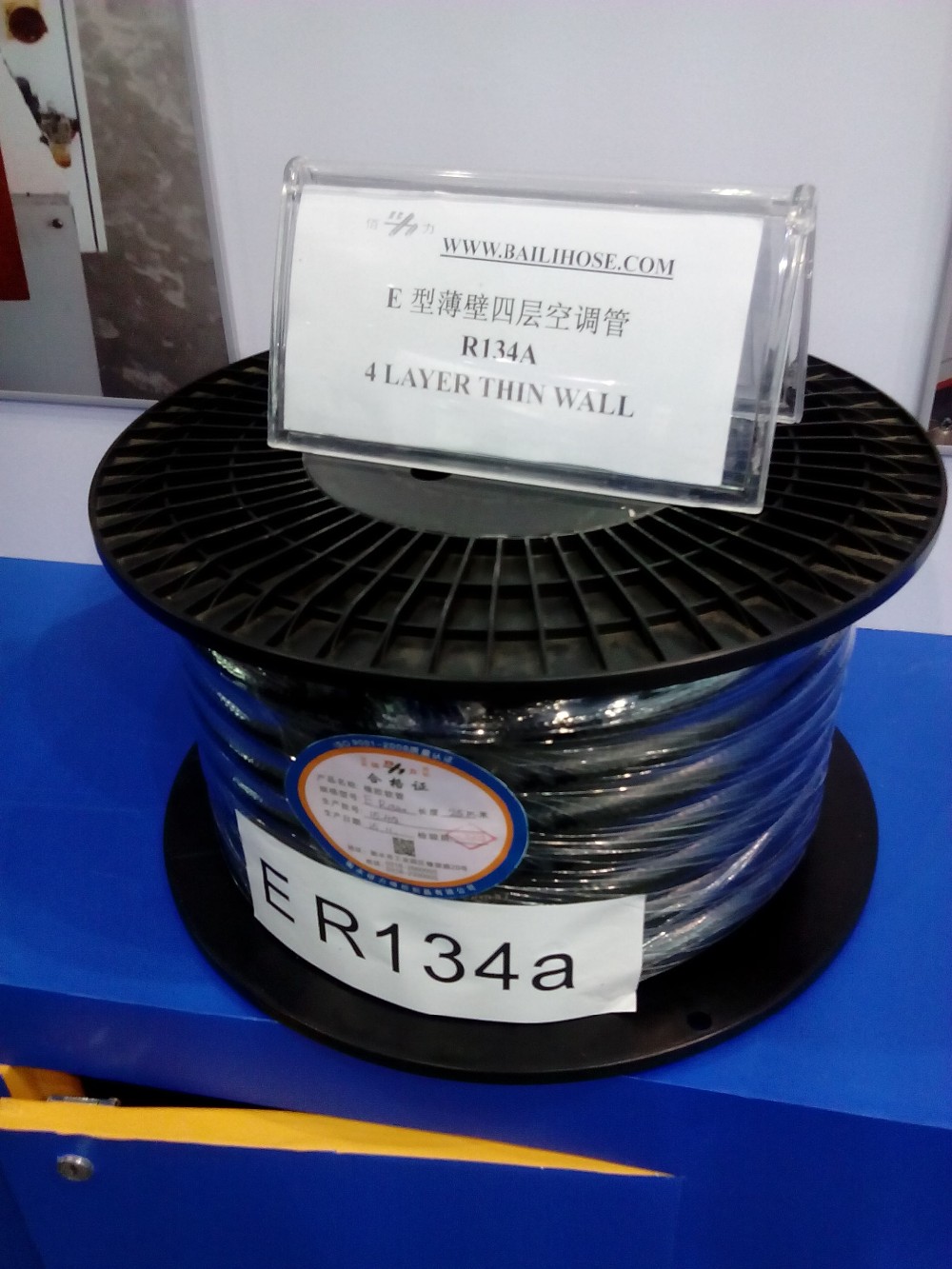 two polyester spiral barrier hose / air conditioning hose R134