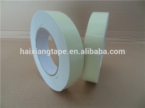 Customized size 3mm eva yellow color double sided hook and loop tape